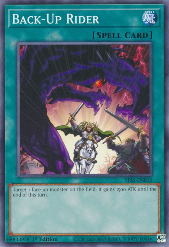 Back-Up Rider [STAS-EN010] Common Yu-Gi-Oh!
