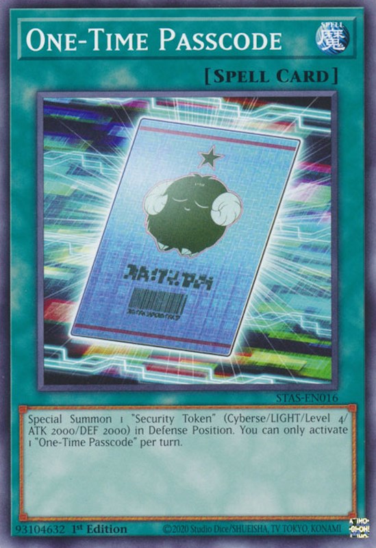 One-Time Passcode [STAS-EN016] Common Yu-Gi-Oh!
