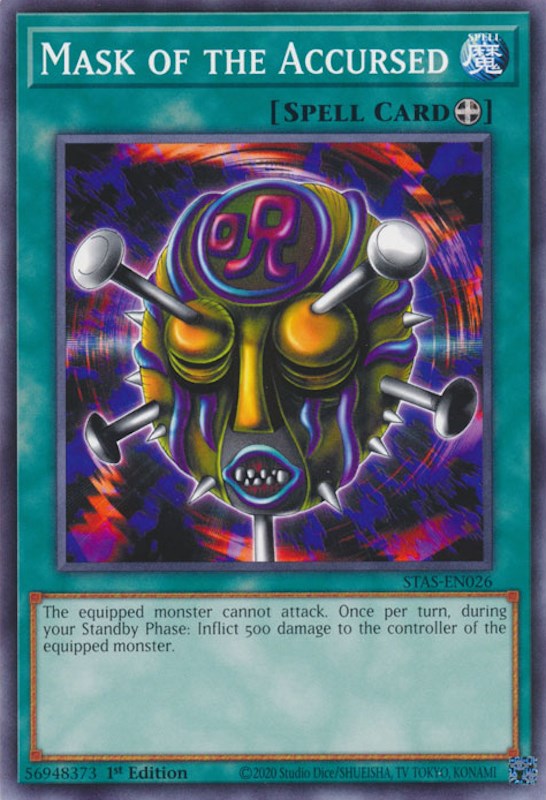 Mask of the Accursed [STAS-EN026] Common Yu-Gi-Oh!