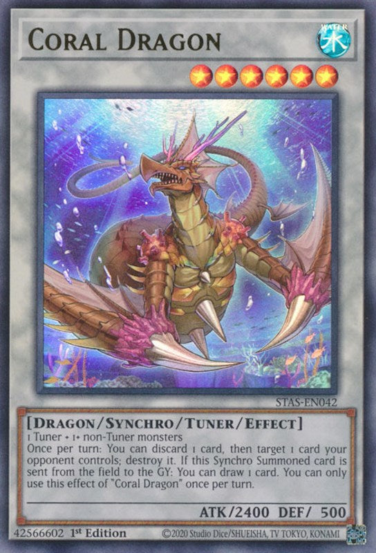Coral Dragon [STAS-EN042] Ultra Rare Yu-Gi-Oh!