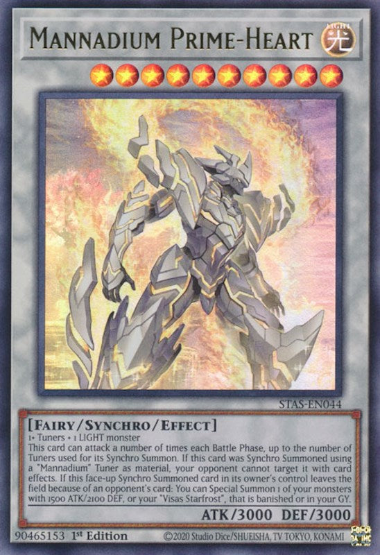 Mannadium Prime-Heart [STAS-EN044] Ultra Rare Yu-Gi-Oh!
