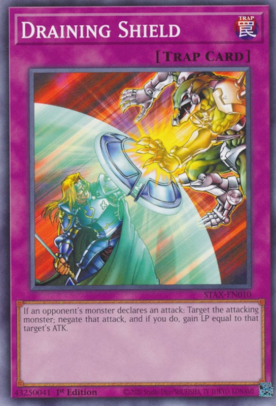 Draining Shield [STAX-EN010] Common Yu-Gi-Oh!