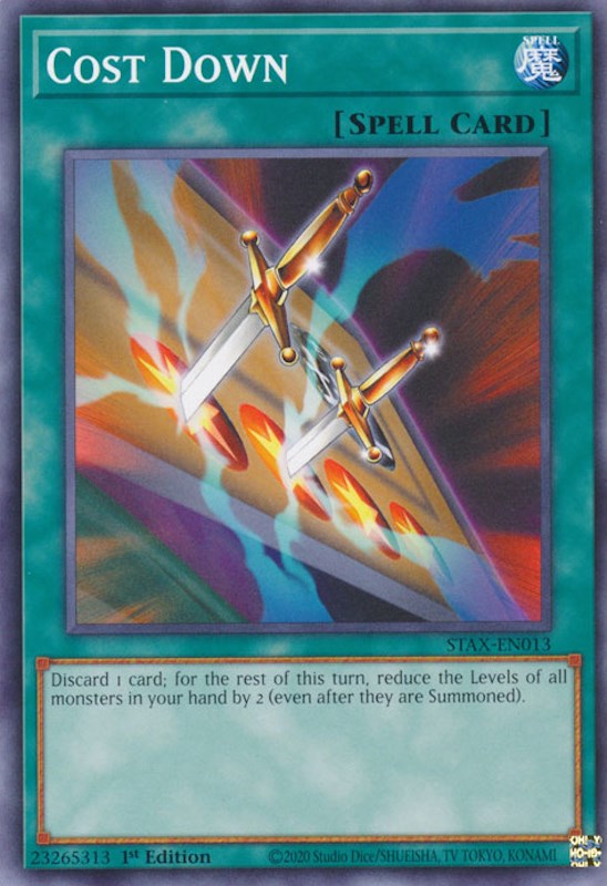 Cost Down [STAX-EN013] Common Yu-Gi-Oh!