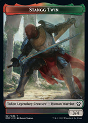 Soldier // Stangg Twin Double-Sided Token [Dominaria United Tokens] Magic: The Gathering