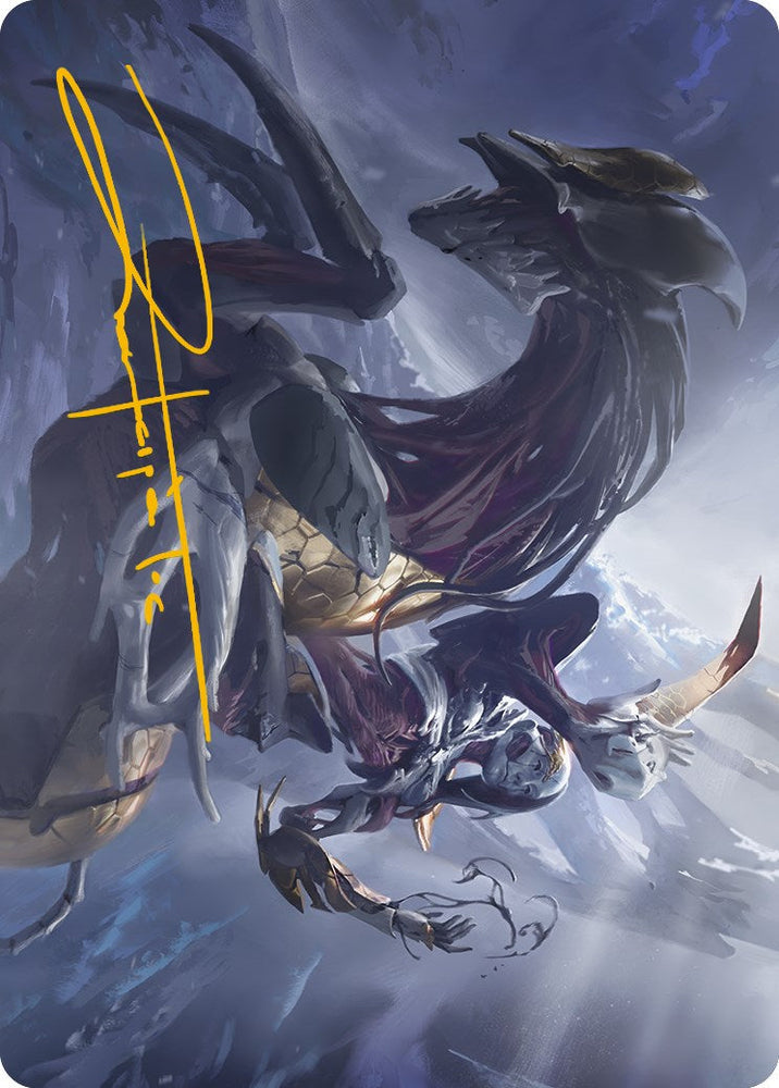 Ria Ivor, Bane of Bladehold Art Card (Gold-Stamped Signature) [Phyrexia: All Will Be One Art Series] Magic: The Gathering