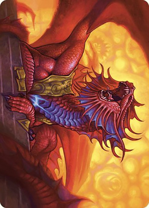 Niv-Mizzet, Guildpact Art Card (44/49) [Murders at Karlov Manor Art Series] Magic: The Gathering