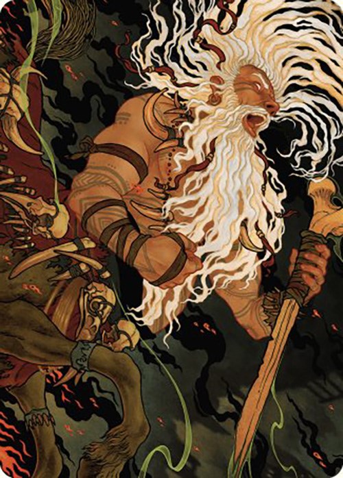 Yarus, Roar of the Old Gods Art Card (46/49) [Murders at Karlov Manor Art Series] Magic: The Gathering