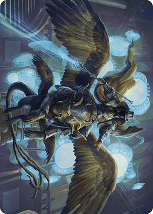 Ezrim, Agency Chief Art Card [Murders at Karlov Manor Art Series] Magic: The Gathering