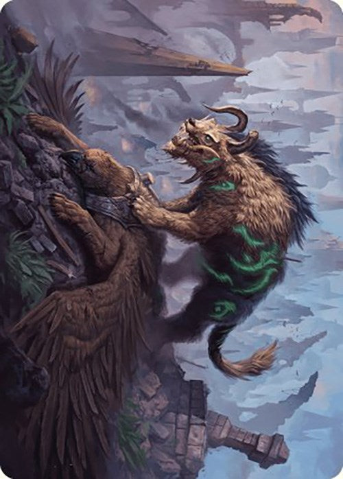 Axebane Ferox Art Card [Murders at Karlov Manor Art Series] Magic: The Gathering