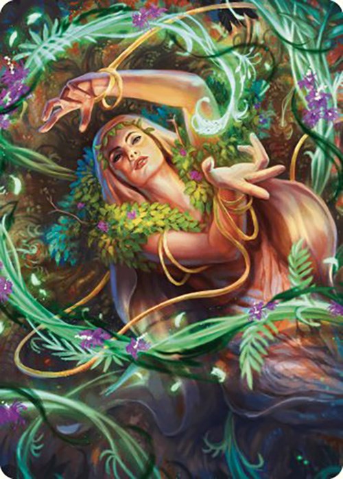 Insidious Roots Art Card [Murders at Karlov Manor Art Series] Magic: The Gathering