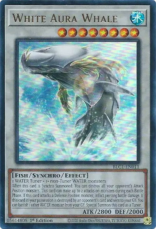 White Aura Whale [BLC1-EN011] Ultra Rare Yu-Gi-Oh!