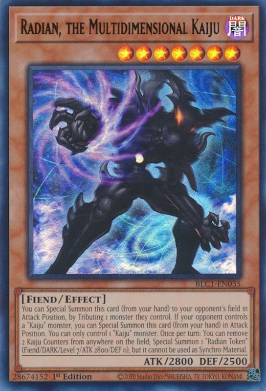 Radian, the Multidimensional Kaiju [BLC1-EN035] Ultra Rare Yu-Gi-Oh!