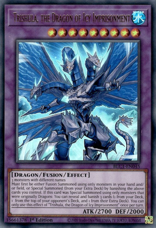 Trishula, the Dragon of Icy Imprisonment [BLC1-EN045] Ultra Rare Yu-Gi-Oh!