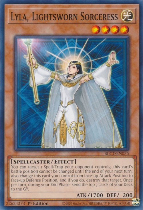 Lyla, Lightsworn Sorceress [BLC1-EN055] Common Yu-Gi-Oh!