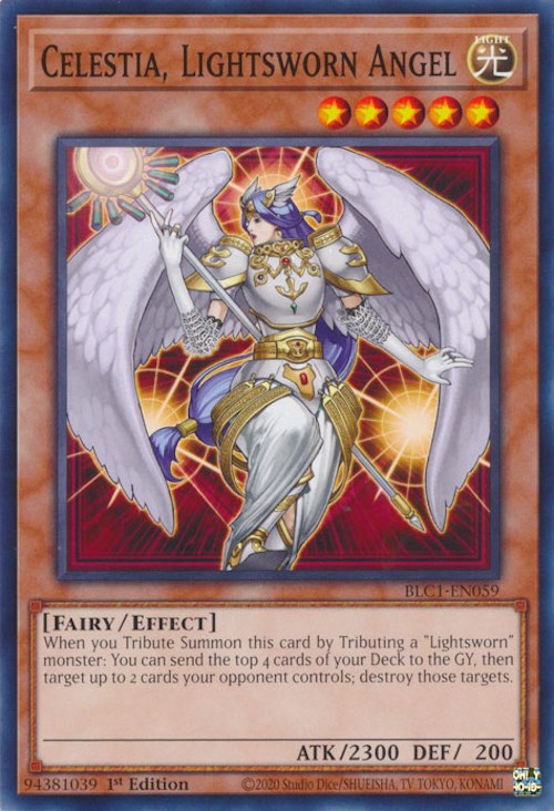 Celestia, Lightsworn Angel [BLC1-EN059] Common Yu-Gi-Oh!