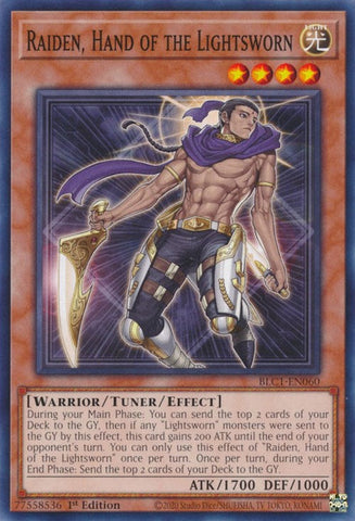 Raiden, Hand of the Lightsworn [BLC1-EN060] Common Yu-Gi-Oh!