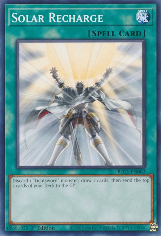 Solar Recharge [BLC1-EN062] Common Yu-Gi-Oh!