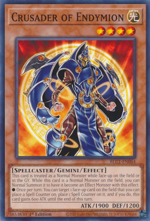 Crusader of Endymion [BLC1-EN064] Common Yu-Gi-Oh!