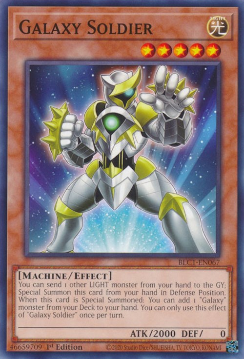 Galaxy Soldier [BLC1-EN067] Common Yu-Gi-Oh!
