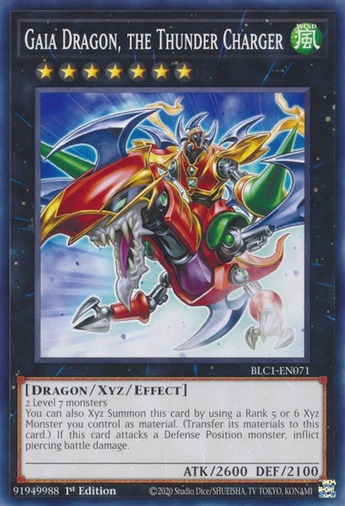 Gaia Dragon, the Thunder Charger [BLC1-EN071] Common Yu-Gi-Oh!