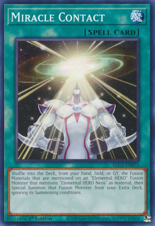 Miracle Contact [BLC1-EN075] Common Yu-Gi-Oh!
