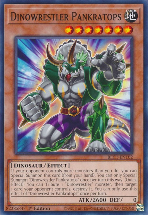 Dinowrestler Pankratops [BLC1-EN102] Common Yu-Gi-Oh!