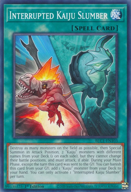 Interrupted Kaiju Slumber [BLC1-EN103] Common Yu-Gi-Oh!