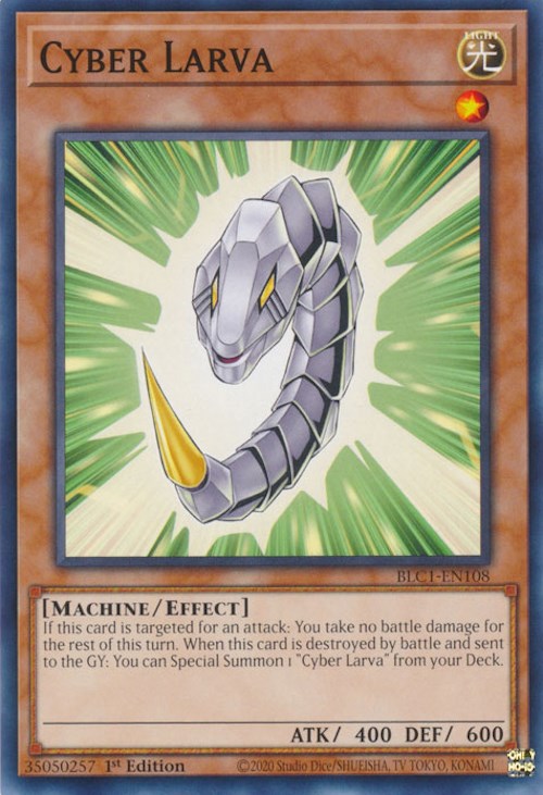 Cyber Larva [BLC1-EN108] Common Yu-Gi-Oh!