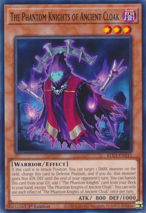 The Phantom Knights of Ancient Cloak [BLC1-EN115] Common Yu-Gi-Oh!