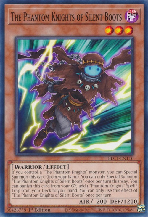 The Phantom Knights of Silent Boots [BLC1-EN116] Common Yu-Gi-Oh!