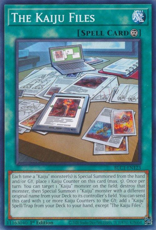 The Kaiju Files [BLC1-EN123] Common Yu-Gi-Oh!