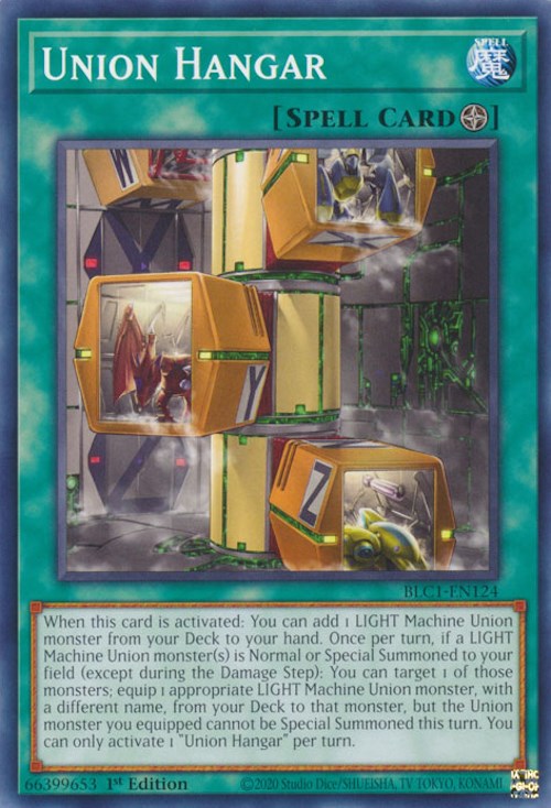 Union Hangar [BLC1-EN124] Common Yu-Gi-Oh!