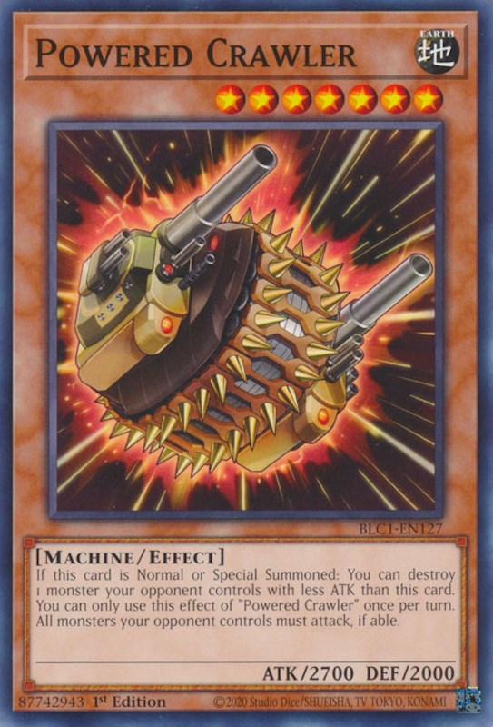 Powered Crawler [BLC1-EN127] Common Yu-Gi-Oh!