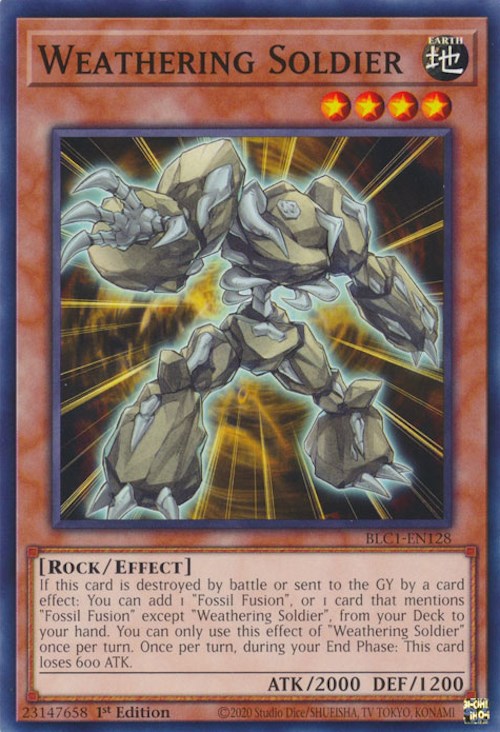 Weathering Soldier [BLC1-EN128] Common Yu-Gi-Oh!
