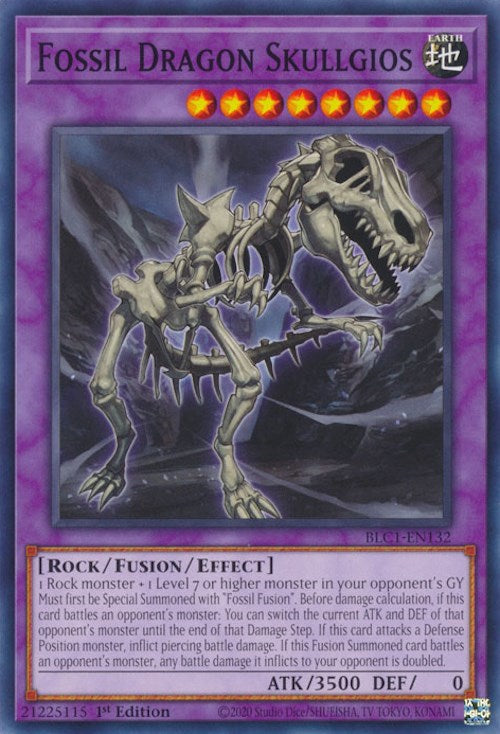 Fossil Dragon Skullgios [BLC1-EN132] Common Yu-Gi-Oh!