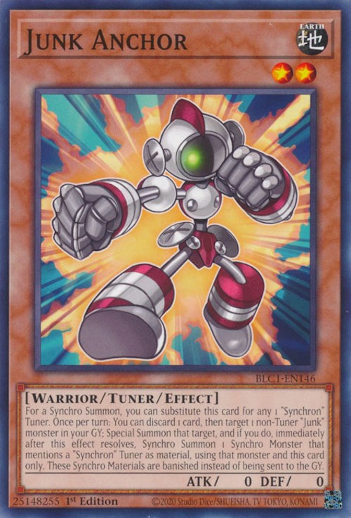 Junk Anchor [BLC1-EN146] Common Yu-Gi-Oh!