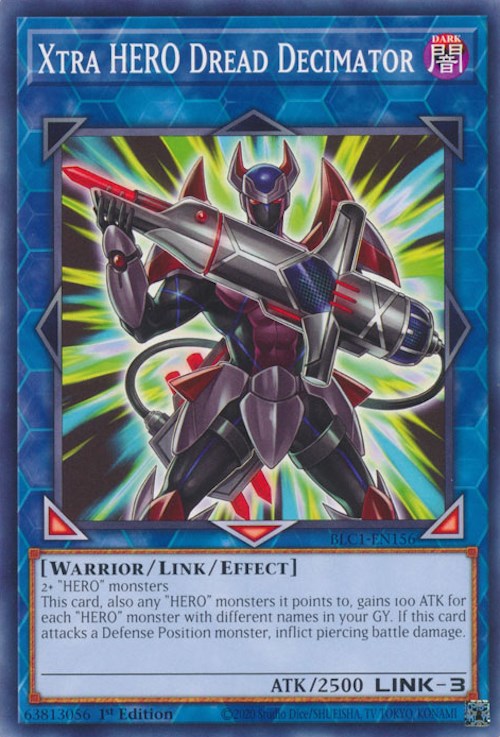 Xtra HERO Dread Decimator [BLC1-EN156] Common Yu-Gi-Oh!