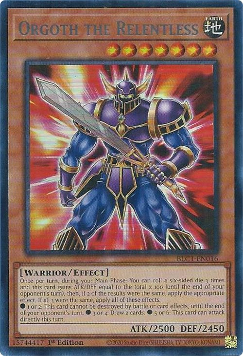 Orgoth the Relentless (Silver) [BLC1-EN016] Ultra Rare Yu-Gi-Oh!