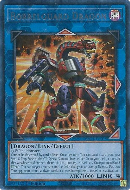 Borrelguard Dragon (Silver) [BLC1-EN019] Ultra Rare Yu-Gi-Oh!
