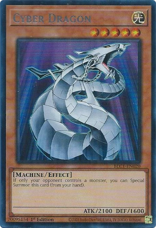 Cyber Dragon (Silver) [BLC1-EN020] Ultra Rare Yu-Gi-Oh!