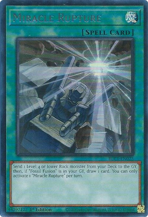 Miracle Rupture (Silver) [BLC1-EN025] Ultra Rare Yu-Gi-Oh!