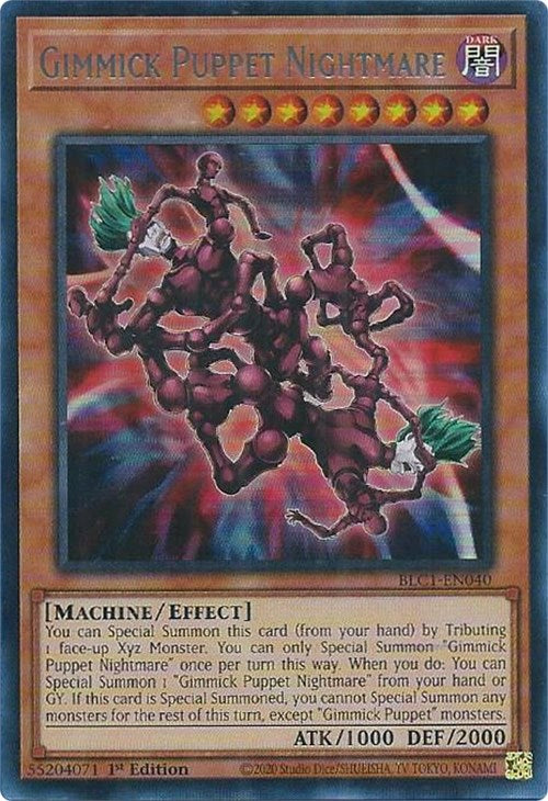 Gimmick Puppet Nightmare (Silver) [BLC1-EN040] Ultra Rare Yu-Gi-Oh!