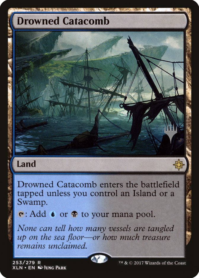 Drowned Catacomb (Promo Pack) [Ixalan Promos] Magic: The Gathering