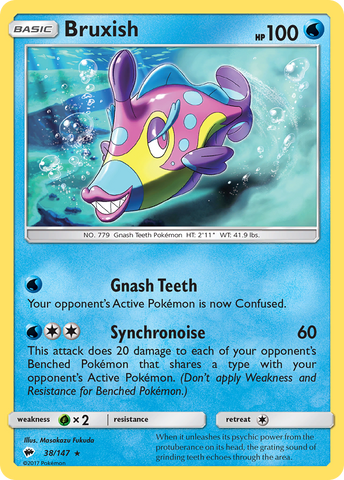 Bruxish (38/147) [Sun & Moon: Burning Shadows] Pokémon