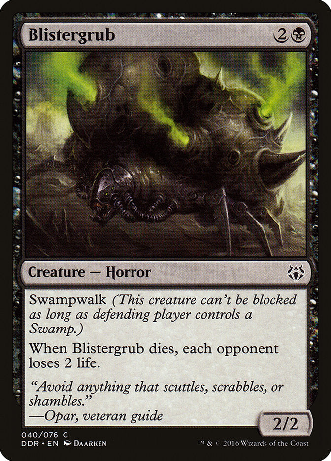 Blistergrub [Duel Decks: Nissa vs. Ob Nixilis] Magic: The Gathering