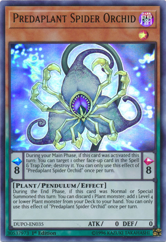 Predaplant Spider Orchid [DUPO-EN035] Ultra Rare Yu-Gi-Oh!