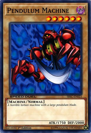 Pendulum Machine [SBSC-EN023] Common Yu-Gi-Oh!