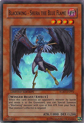 Blackwing - Shura the Blue Flame [RGBT-ENPP2] Super Rare Yu-Gi-Oh!