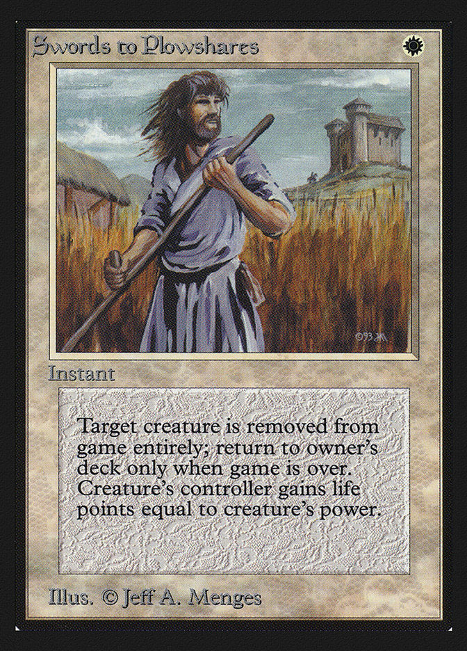 Swords to Plowshares [Collectors' Edition] Magic: The Gathering
