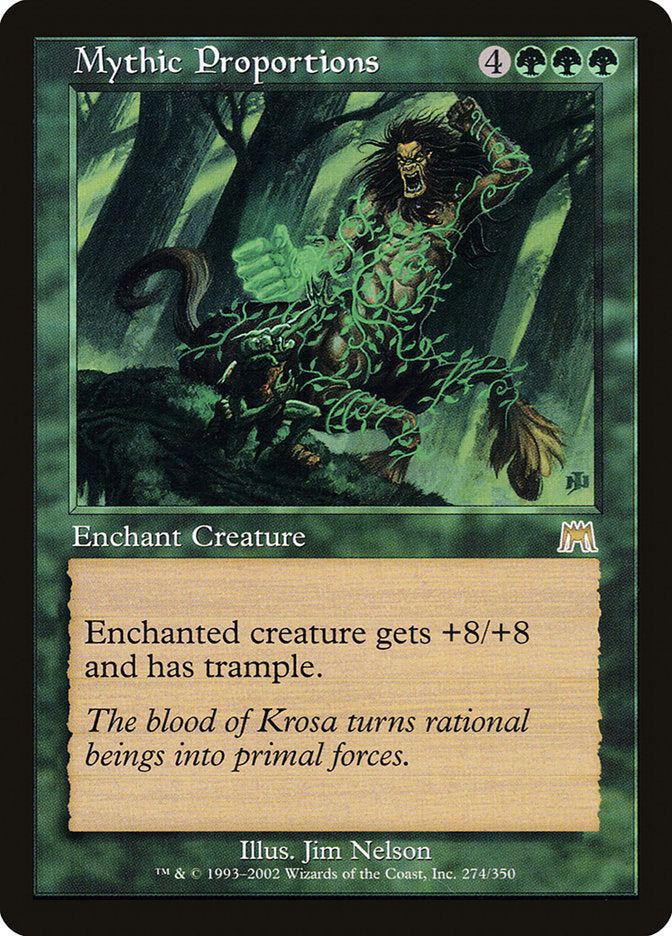 Mythic Proportions [Onslaught] Magic: The Gathering
